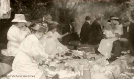 Picnic group at the beach