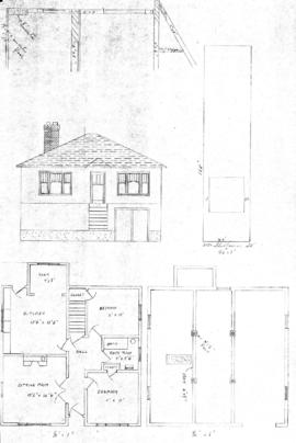 [One-storey house with basement]