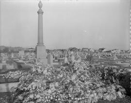 Stephen Jones, flowers on a grave