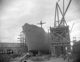 Ship under construction