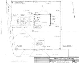 Victoria, B.C., Pandora Ave. & Quadra St. : proposed service station layout