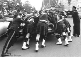 New Years levy at Government House, including members of Canadian Scottish Regiment