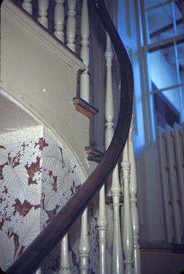 William Fraser Tolmie family home at 3498 Lovat Avenue known as "Cloverdale", stairs