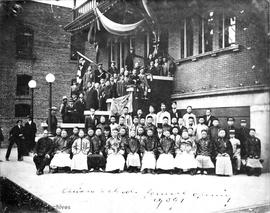 Formal opening of the Chinese Public School, 636 Fisgard Street