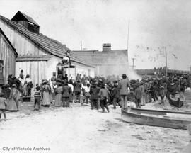 One of the last Potlatches on the Songhees Reserve