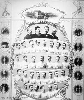 James Bay Athletic Association (JBAA) officers and prizewinners 1890-1894