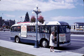 Blueline Motor Tour bus on Government Street