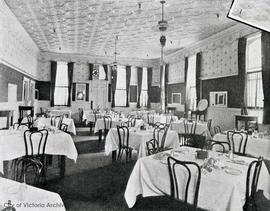 Dining room of the King Edward Hotel, 641 Yates Street