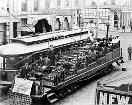 Observation car on Government Street just north of Yates Street