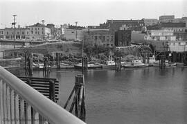 Looking towards 1300 and 1400 block Store Street from Johnson Street Bridge