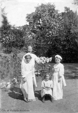 Chinese man with Cridge or Laundy children