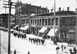 5th Regiment marching along Government Street