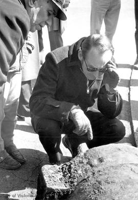 Naval gun excavated from Menzies Street drill hall grounds