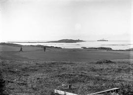 Victoria Golf club, looking out to the water