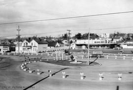 Traffic Circle at the intersection of Gorge Road East, Government Street, Hillside Avenue and Douglas Street