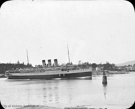 Steamer Princess Marguerite coming in Victoria Harbour