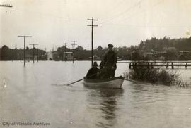 Marigold Road Ferry during the January 1935 flood