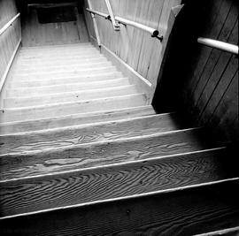 Central School on School Street, stairs