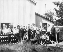 "C" Battery, R.C.A. and 5th Regiment at Work Point