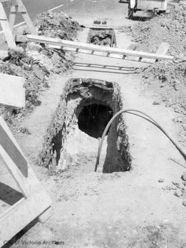 Bowker Creek. Tunnel to Bowker Creek culvert under Hillside Avenue