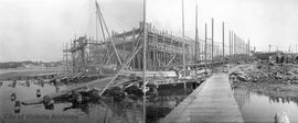 Shipyard (possibly Cholberg) Lime Bay. Panorama part 1 of 2