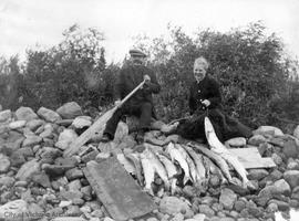 Major Jarvis R.N.W.M.P. and Agnes Deans Cameron at Great Slave Lake