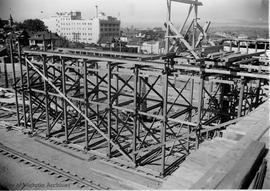 Memorial Arena under construction