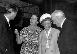 Lt. Gov. and Mrs. George Pearkes receive guests at Government House : New Year's levy