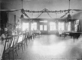 Dining Hall at Rose Manor (also known as the Aged and Infirm Woman's Home) Located between Collinson Street, Fairfield Road and Quadra Street