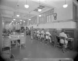 BC Telephone Co. interior of plant