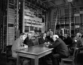 BC Telephone Co. interior of plant