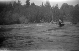 Canoe on the river