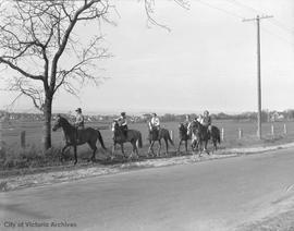 Mrs. Carley with Victoria Riding Academy group