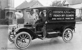 Herman & Co. French Dry Cleaners delivery truck