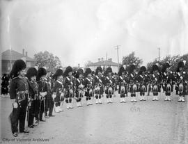 50th Gordon Highlanders. Major Roger Monteith in photo