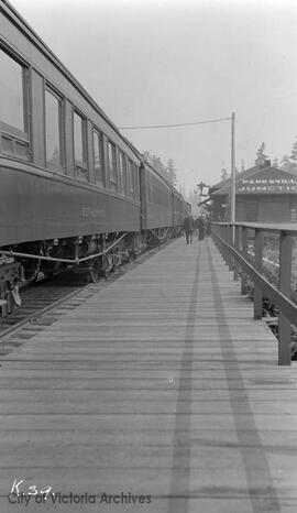 Train at Parksville Junction