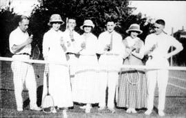 Group of tennis players