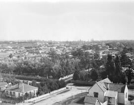 View of city looking east from Church Hill