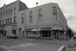 S.W. corner of Broad Street and Johnson Street