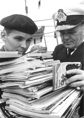 Coastguard ship Camsell and crew