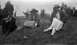 Unidentified people eating ice cream cones