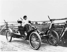 An Orient Buckboard, License #1, owned by John Barnsley