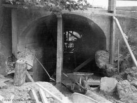 Bowker Creek culvert under Hillside Avenue