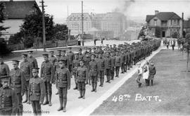 48th Battalion on Burdett Avenue