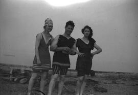 Mary Rattenbury and two others in bathing suits