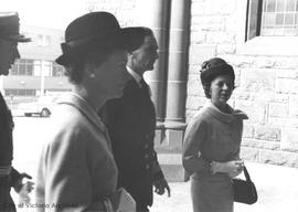 Lt. Gov. Pearkes and Royal Family members at Christ Church Cathedral