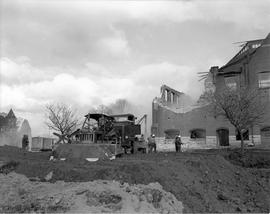 Victoria High School (1902) being demolished