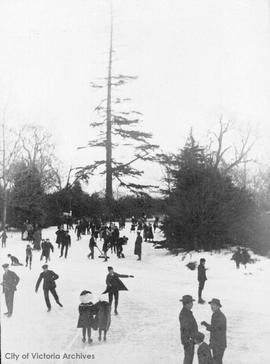 Skating in Beacon Hill Park