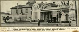 Imperial Oil gas station, Pandora Avenue and Quadra Street