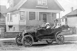 Family in a car